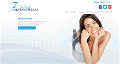 Desktop Screenshot of fizerdentalcare.com